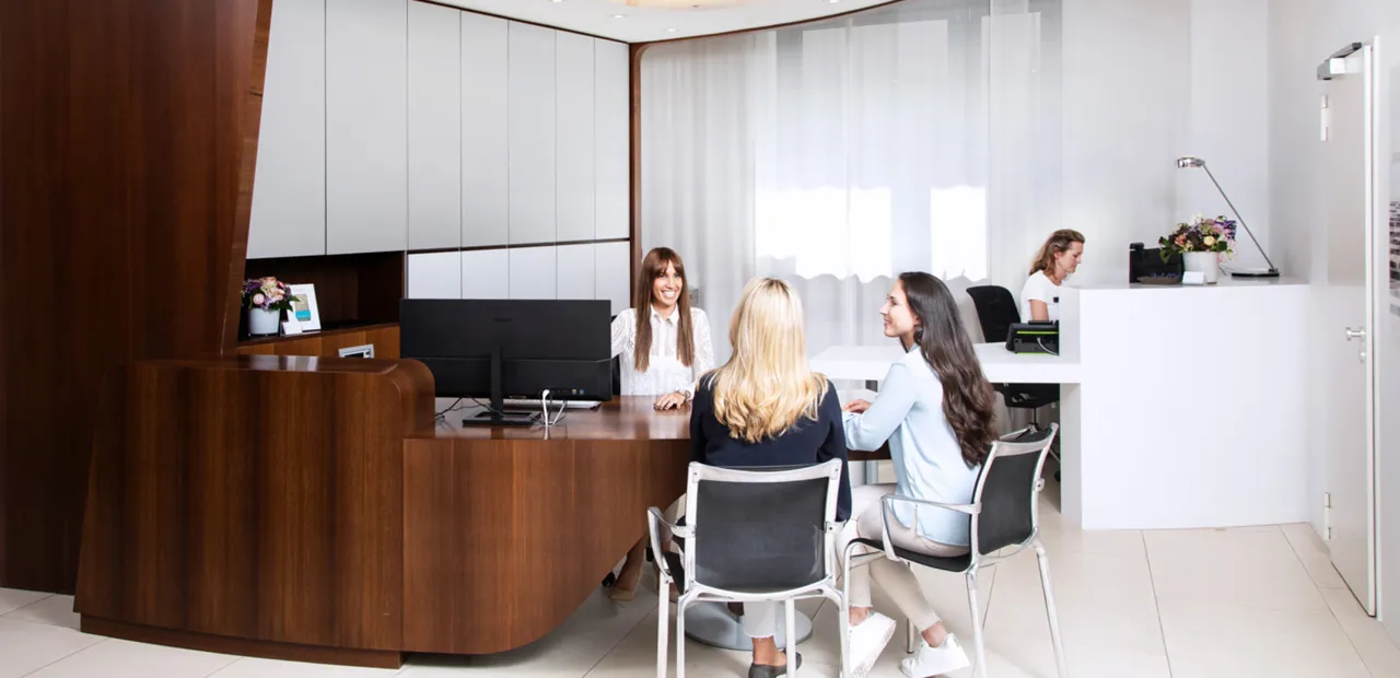 Empfang in der Praxis